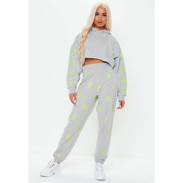 Playboy x missguided stone repeat print joggers deals