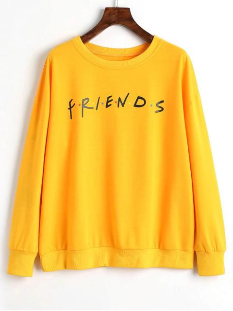 Colorful Dots Letter Sweatshirt