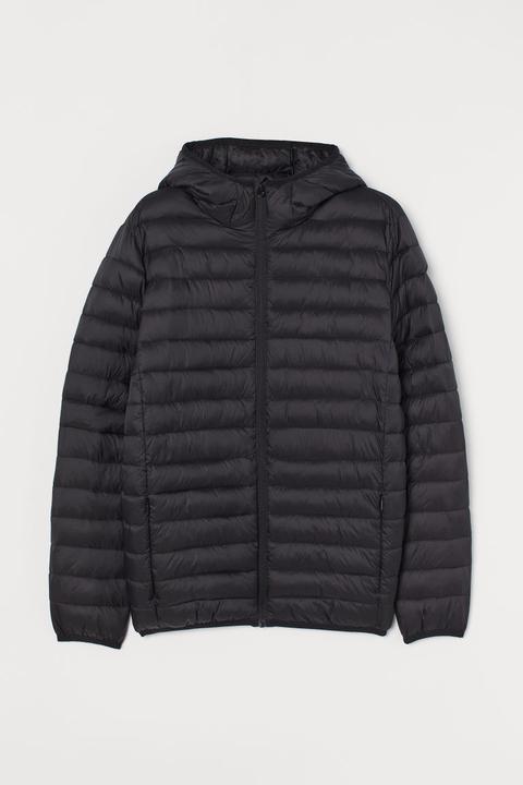 Chaqueta Puffy Ligera - Negro