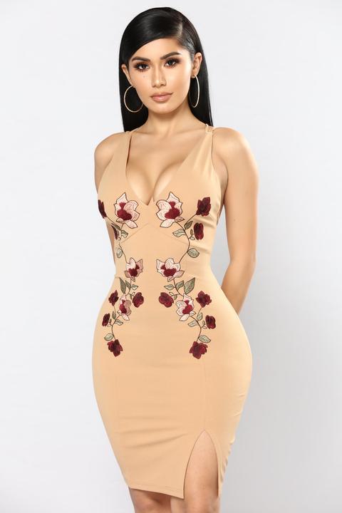 fashion nova embroidered dress