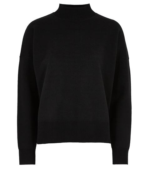 Black High Neck Jumper New Look from NEW LOOK on 21 Buttons