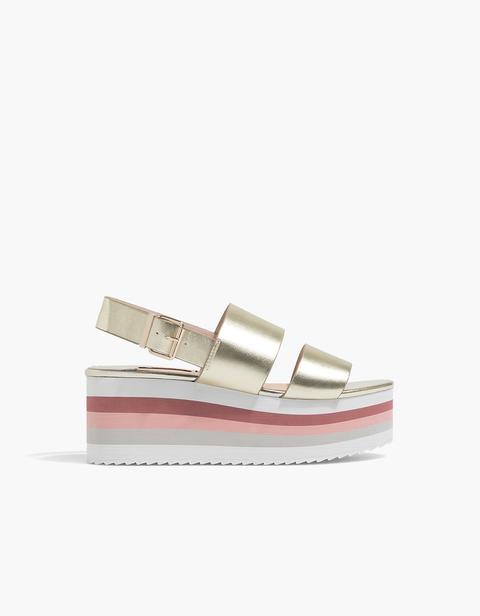 Cuña Flatform Metalizada