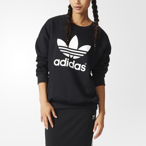 Sudadera Trefoil - Negro Adidas | Adidas España