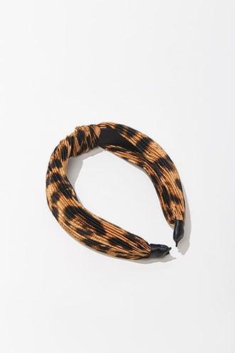 Forever 21 Knotted Leopard Print Headband , Brown/multi from Forever 21 on  21 Buttons