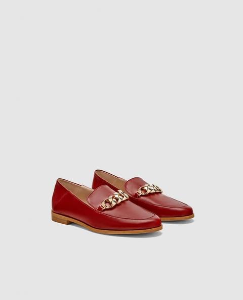 Mocasin Piel Cadena
