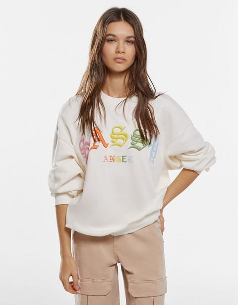 Colourful Embroidered Sweatshirt