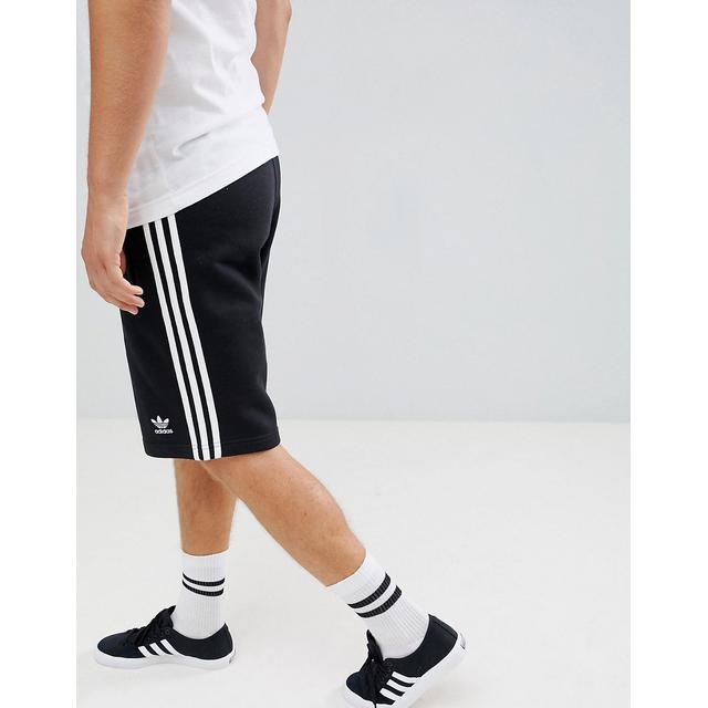Adidas Originals 3-stripe Jersey Shorts In Black Dh5798 from ASOS on 21  Buttons