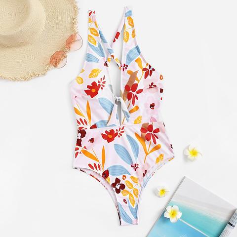 Nuotata A Fiori In Criss Cross A Caso