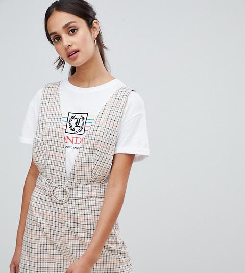 Bershka Pinafore Dress