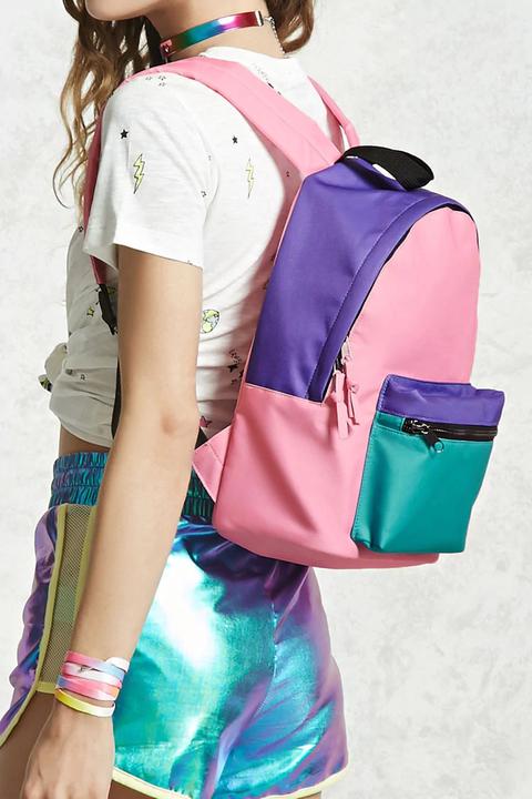 colorblock mini backpack
