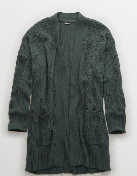 aerie chenille easy cardigan