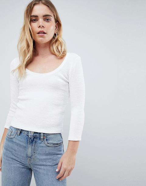 Dr Denim Ribbed Top