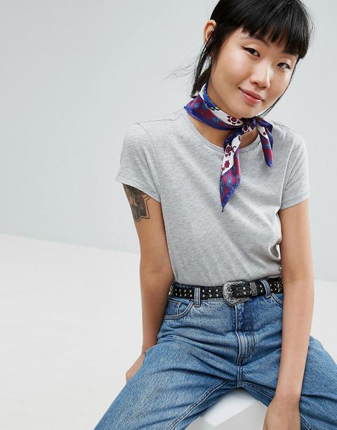 Pañuelo Cuadrado Con Llamativo Estampado De Cachemir De Asos