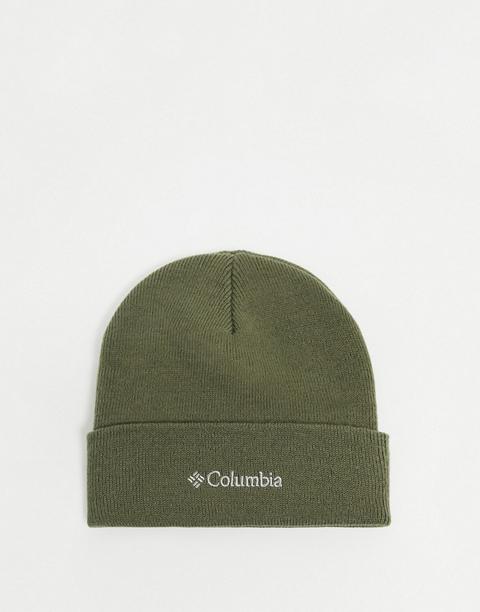 Columbia City Trek Heavyweight Beanie In Khaki-green