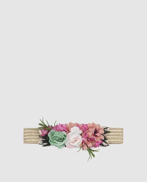 Tintoretto Cinturón De Mujer Elástico Floral de El Corte en 21 Buttons