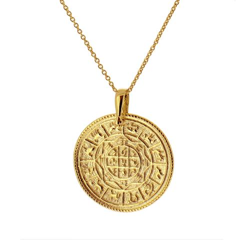 Collar Moneda Zodiacal Gold