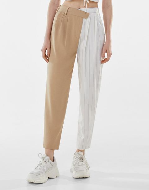 Contrast Tailored Trousers