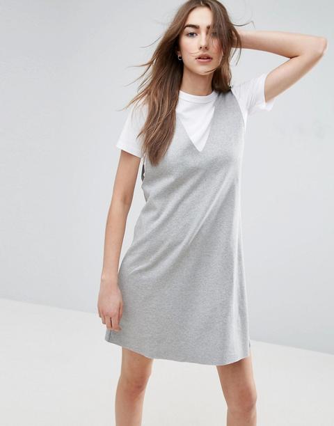 Vestido Sin Mangas 2 En 1 Con Camiseta De Asos