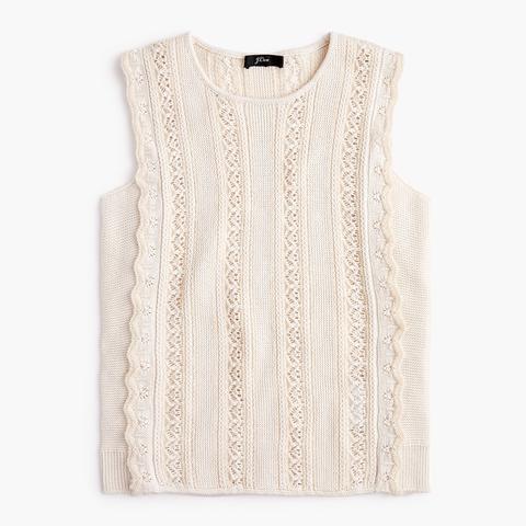 j crew sleeveless sweater