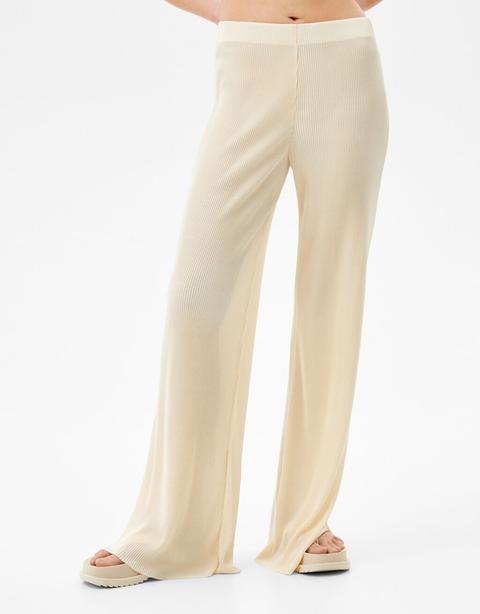 Pantalón Wide Leg Plisado