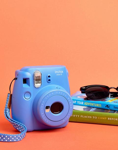 Fujifilm - Instax Mini 9 Instant - Macchina Fotografica Blu Cobalto - Multicolore