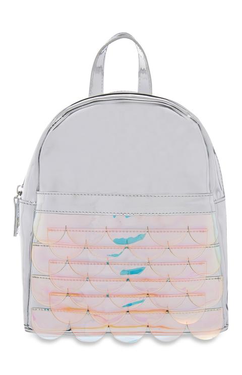 Mini Metallic Backpack