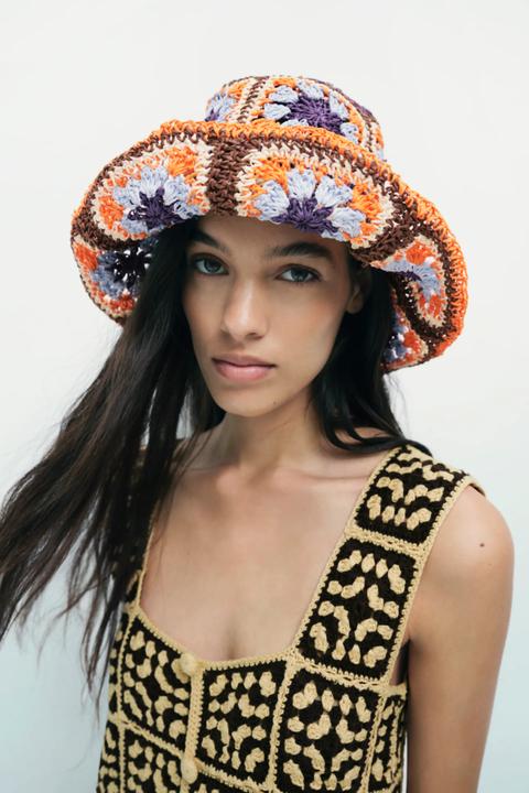 Gorro Efecto Crochet