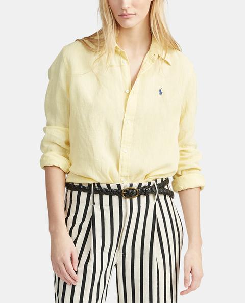 Polo Lauren - Camisa De 100% En Color Amarillo de El Ingles en 21 Buttons