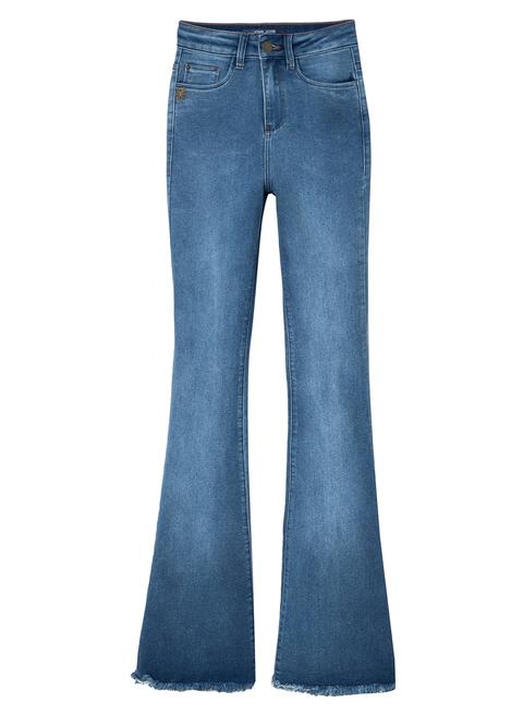 Flare Perth Jeans Azul Feminina 