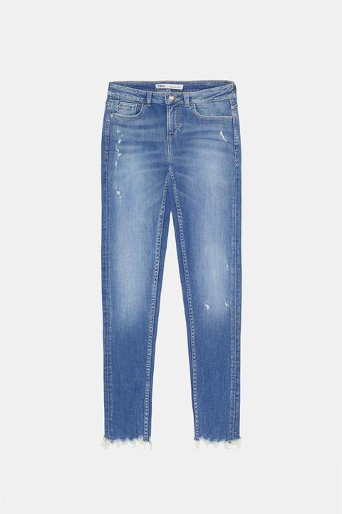 Jeans Z1975 Con Orlo Asimmetrico