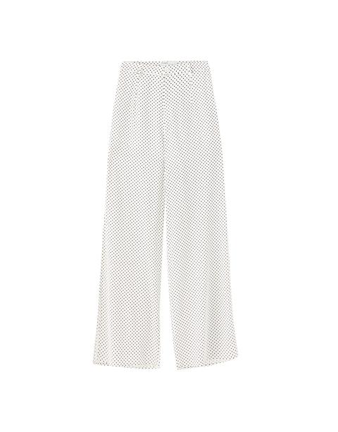 Pantalon Fluide À Pois