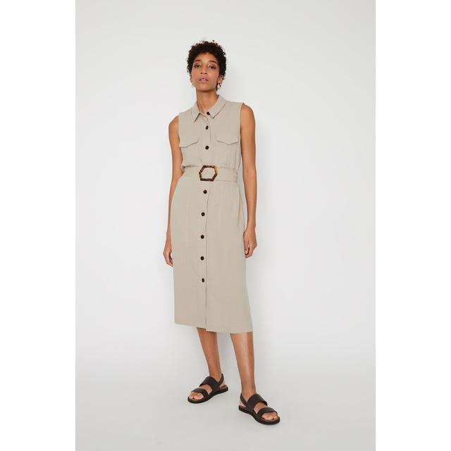 warehouse linen dress