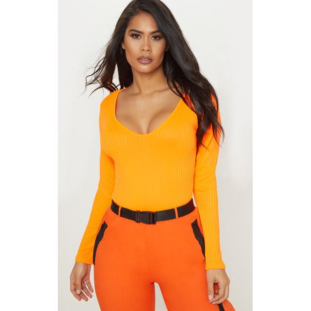 neon long sleeve bodysuit
