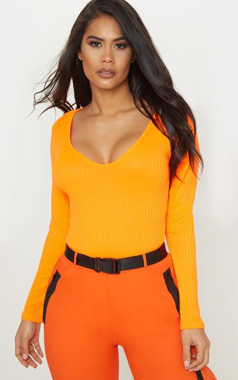 neon long sleeve bodysuit