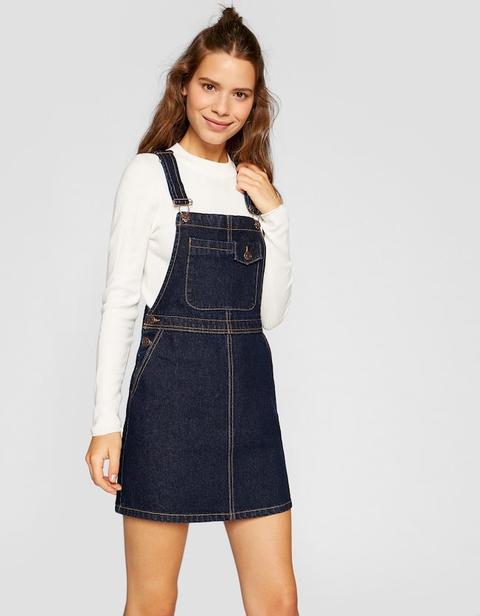 Vestitino In Denim Vintage Jeans Scuro
