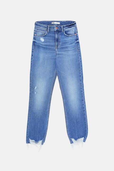 Jeans Z1975 High Rise Skinny Con Strappi