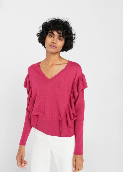 Pullover Cotone Volant