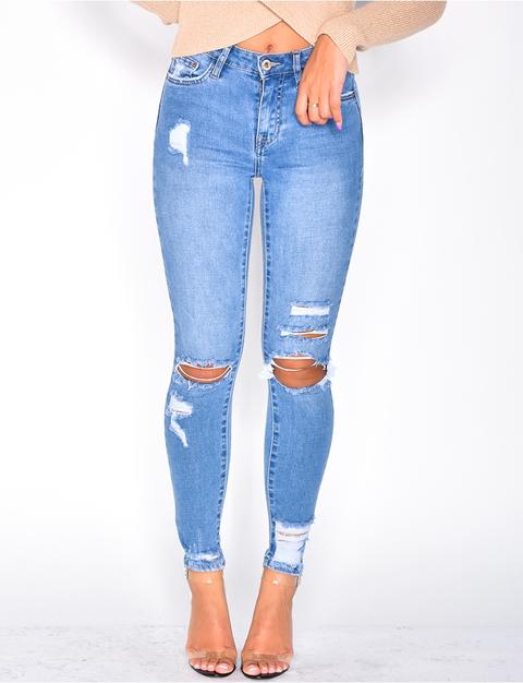 Jeans Skinny Destroy / 31329 -
