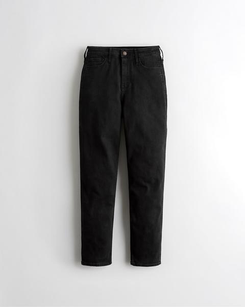 hollister black mom jeans