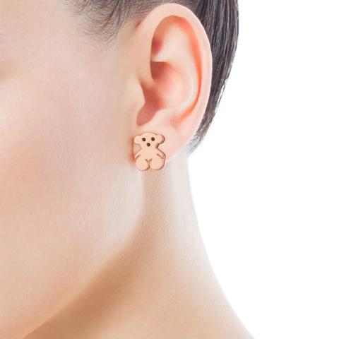 Pendientes Sweet Dolls De Plata Vermeil Rosa