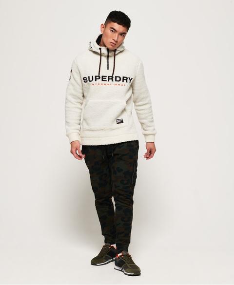 superdry joggers with zip pockets
