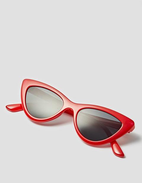 Occhiali Da Sole Modello Cat Eye Rosso