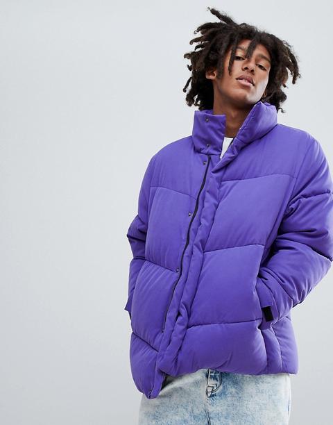 Asos Design - Piumino Oversize Viola - Viola