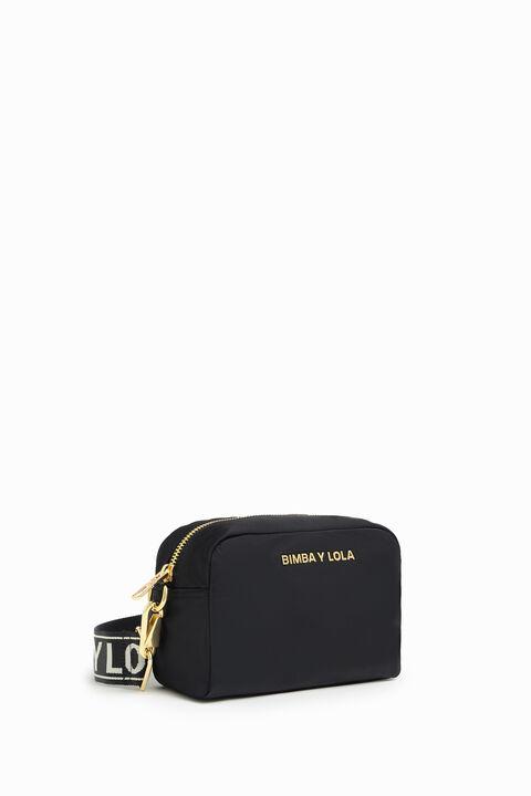 Bolso Bandolera S Nylon Negro