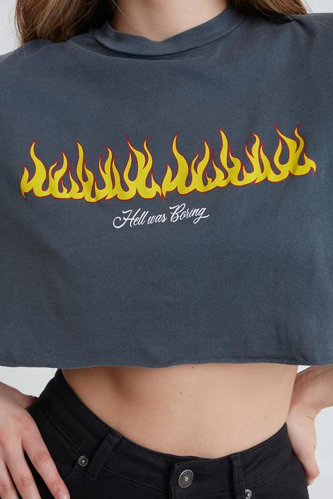 Camiseta Hell Crop