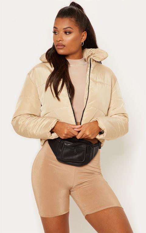 Stone Cropped Puffer Jacket