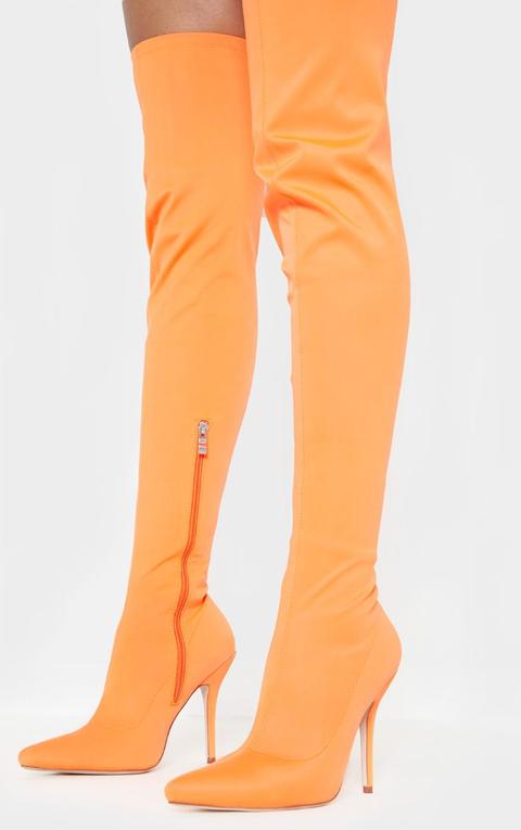 orange sock boots