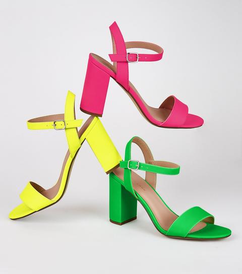 New look yellow sales heels