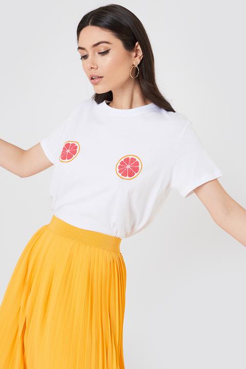 Grapefruit Tee White