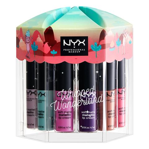 Pintalabios Mate Whipped Wonderland Soft Matte Metallic Lip Cream Set